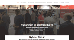 Desktop Screenshot of elektronikexpo.se