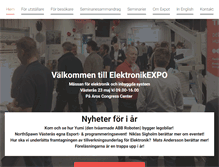 Tablet Screenshot of elektronikexpo.se